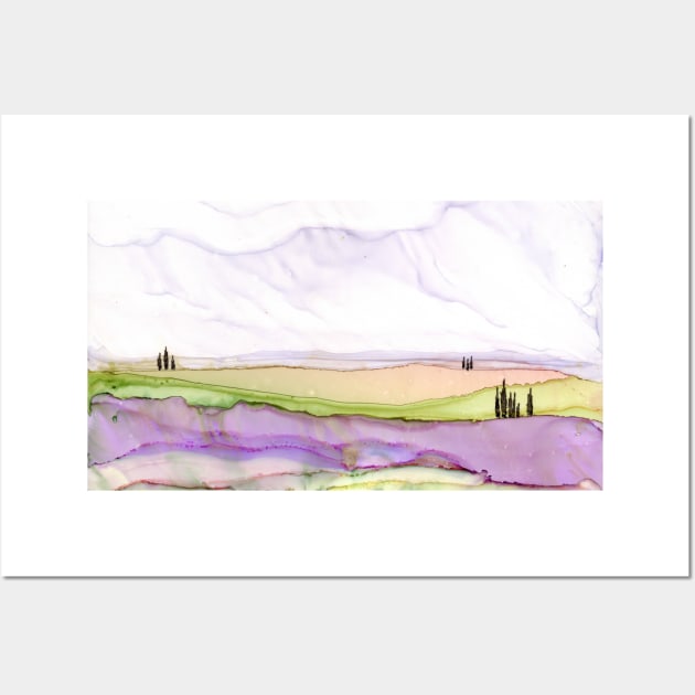 Tuscany landscape Wall Art by MistyLakeArt